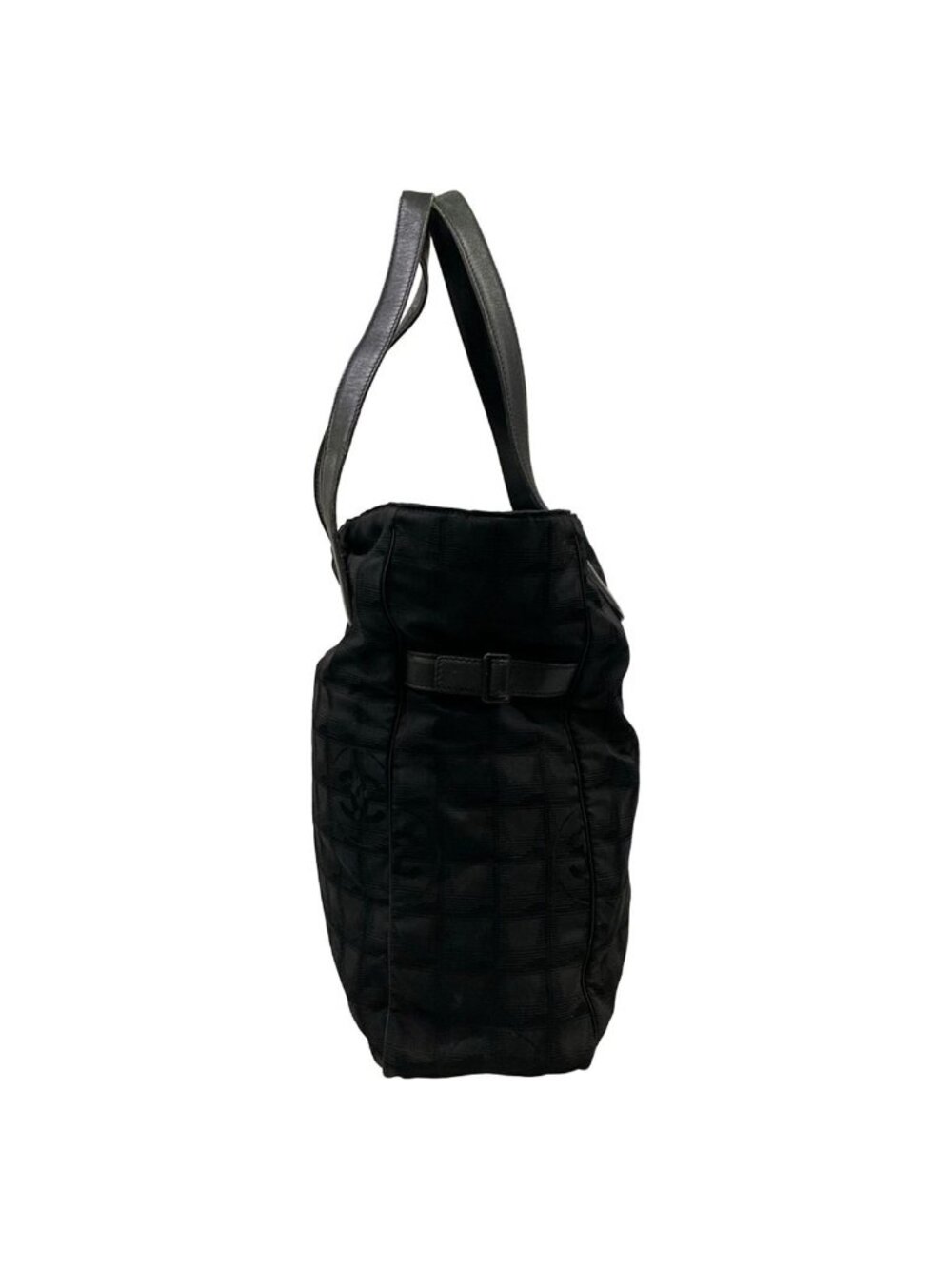 Chanel Tote New Travel Line GM Black Leather - Picture 2 of 12